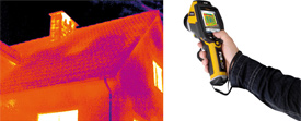 termoflussimetro e termocamera per analisi certificazione energetica